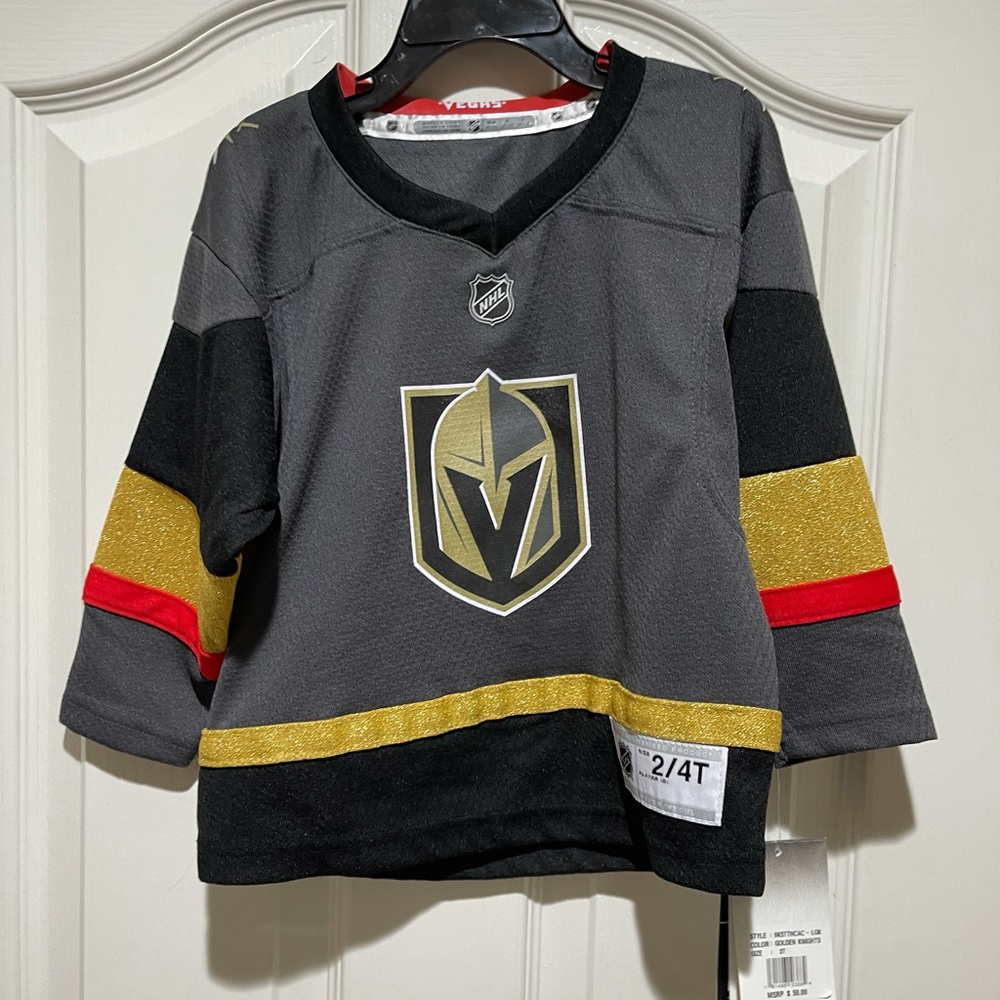 Vegas Golden Knights 2/4T Jersey NEW WITH TAGS 3T